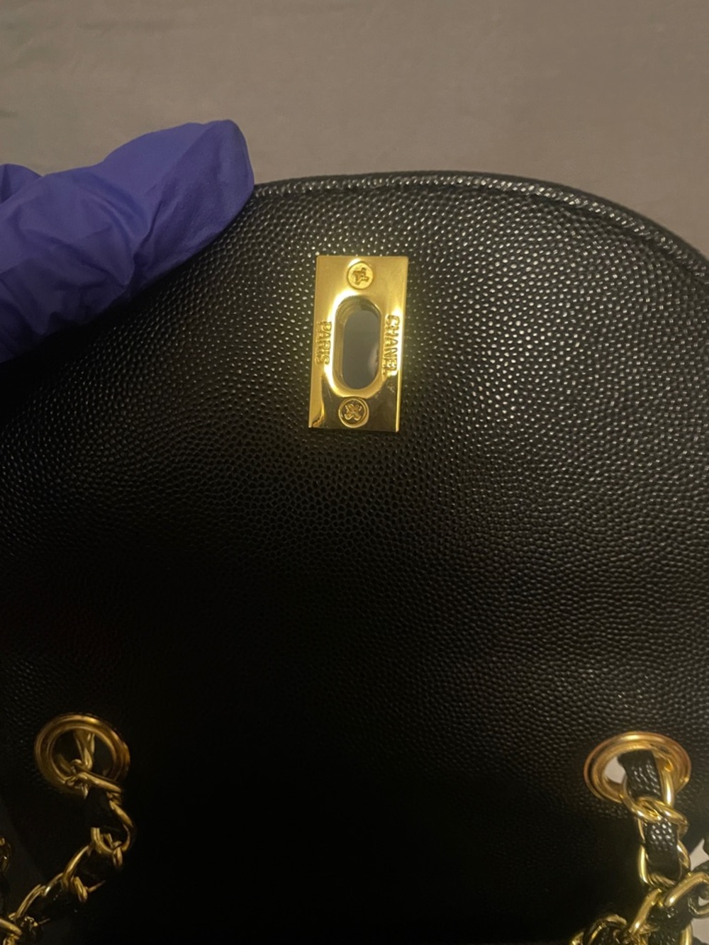 VIP/GWP Black Big boy CC Flap Crossbody Bag with Gold Hardware - Picture 7 of 17